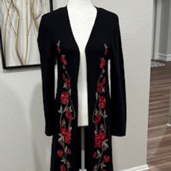 STYLE & CO (Macy's) Long Duster Cardigan - Picture 2 of 15